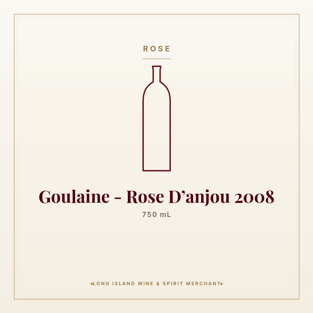 Goulaine - Rose D’anjou 2008 750 mL - Rose