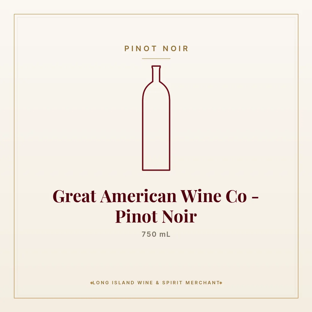 Great American Wine Co - Pinot Noir 750 mL - Pinot Noir