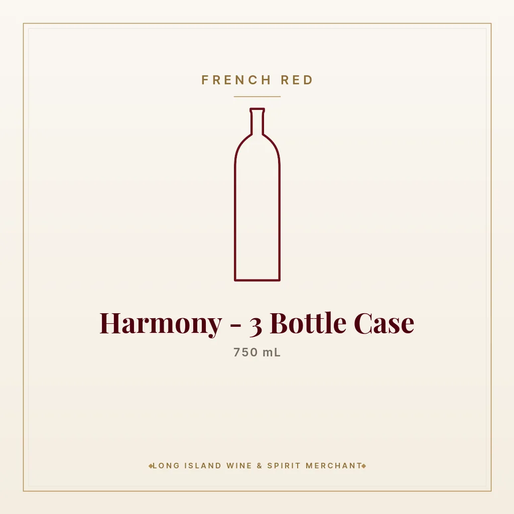 Harmony - 3 Bottle Case 750 mL - French Red