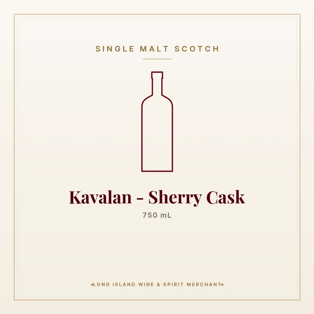 Kavalan - Sherry Cask 750 mL - Single Malt Scotch
