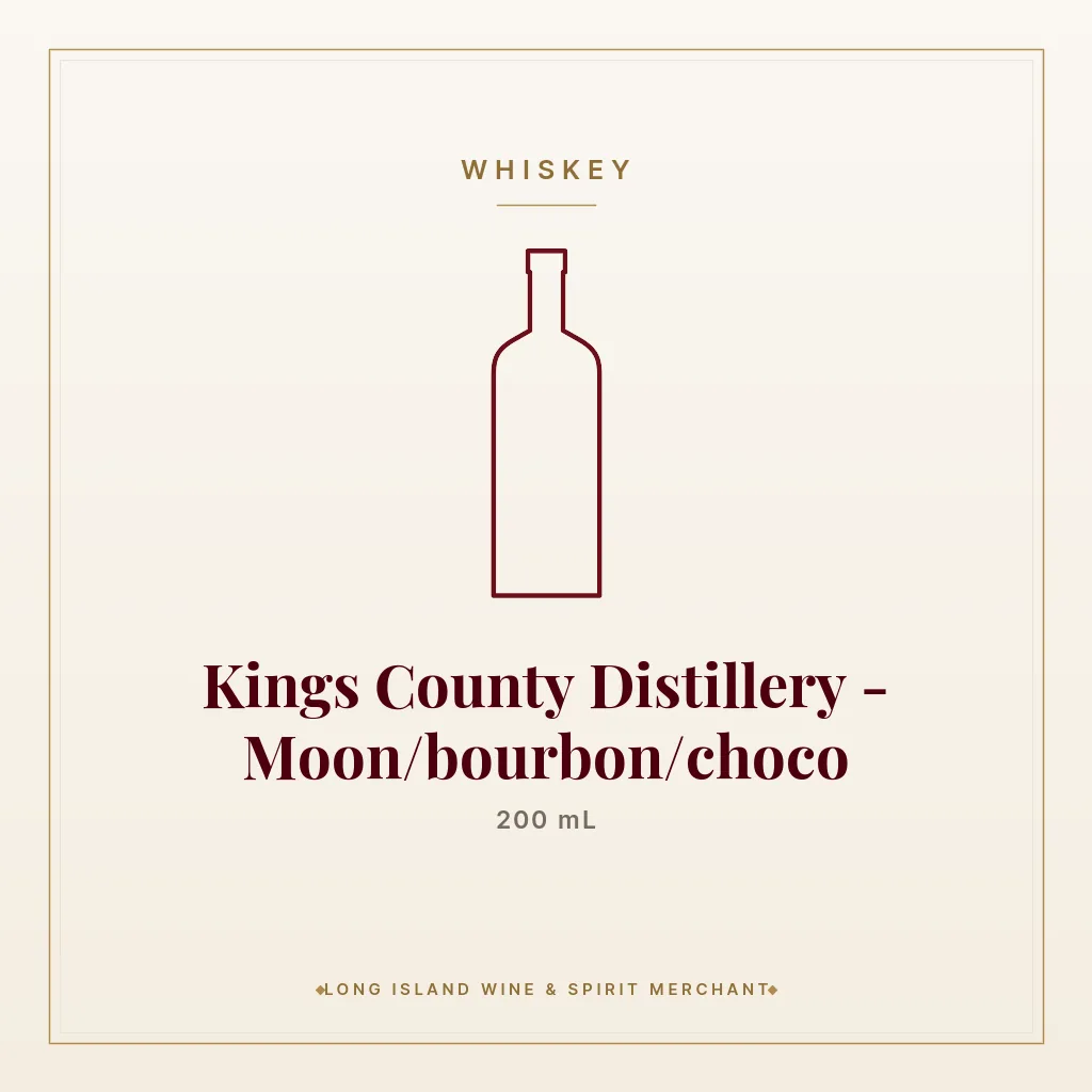 Kings County Distillery - Moon/bourbon/choco 200 mL - Whiskey