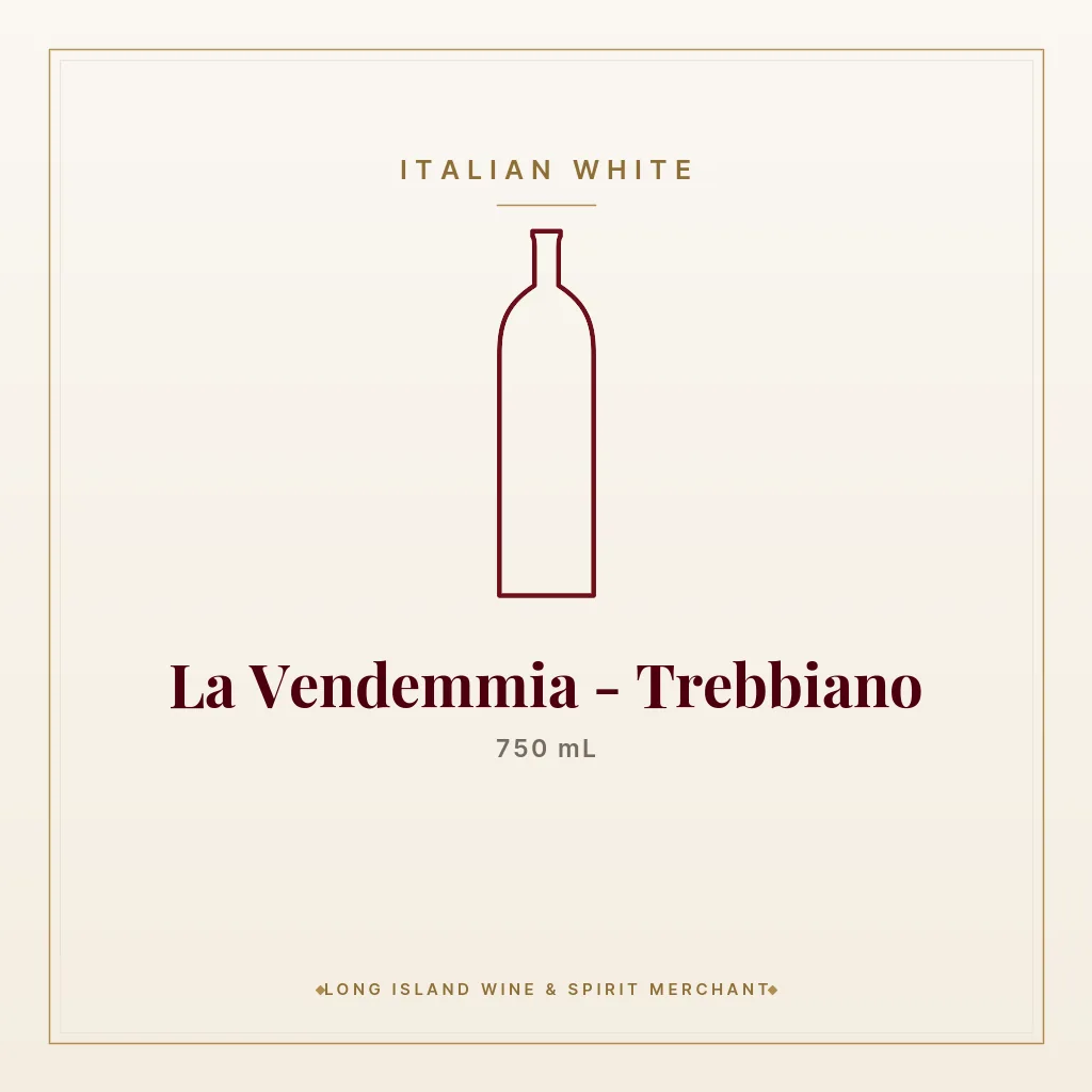 La Vendemmia - Trebbiano 750 mL - Italian White