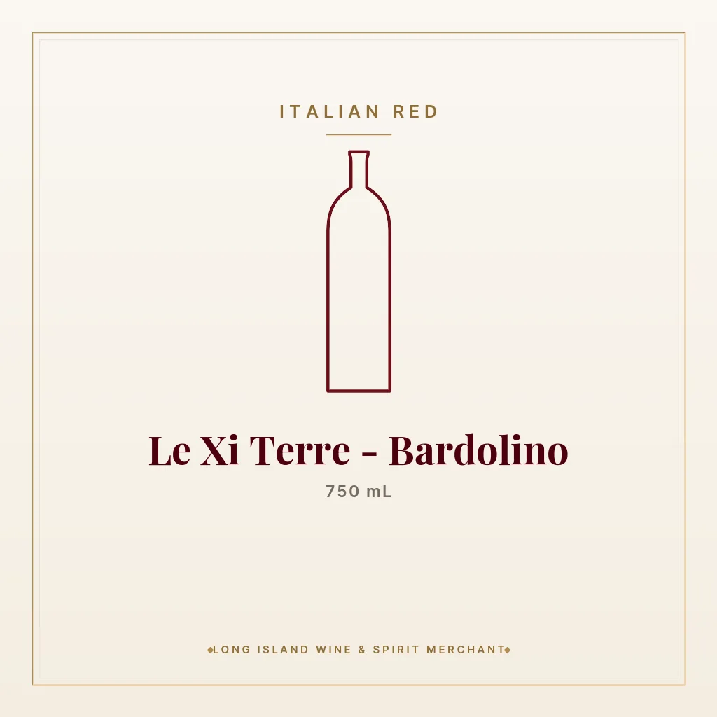 Le Xi Terre - Bardolino 750 mL - Italian Red
