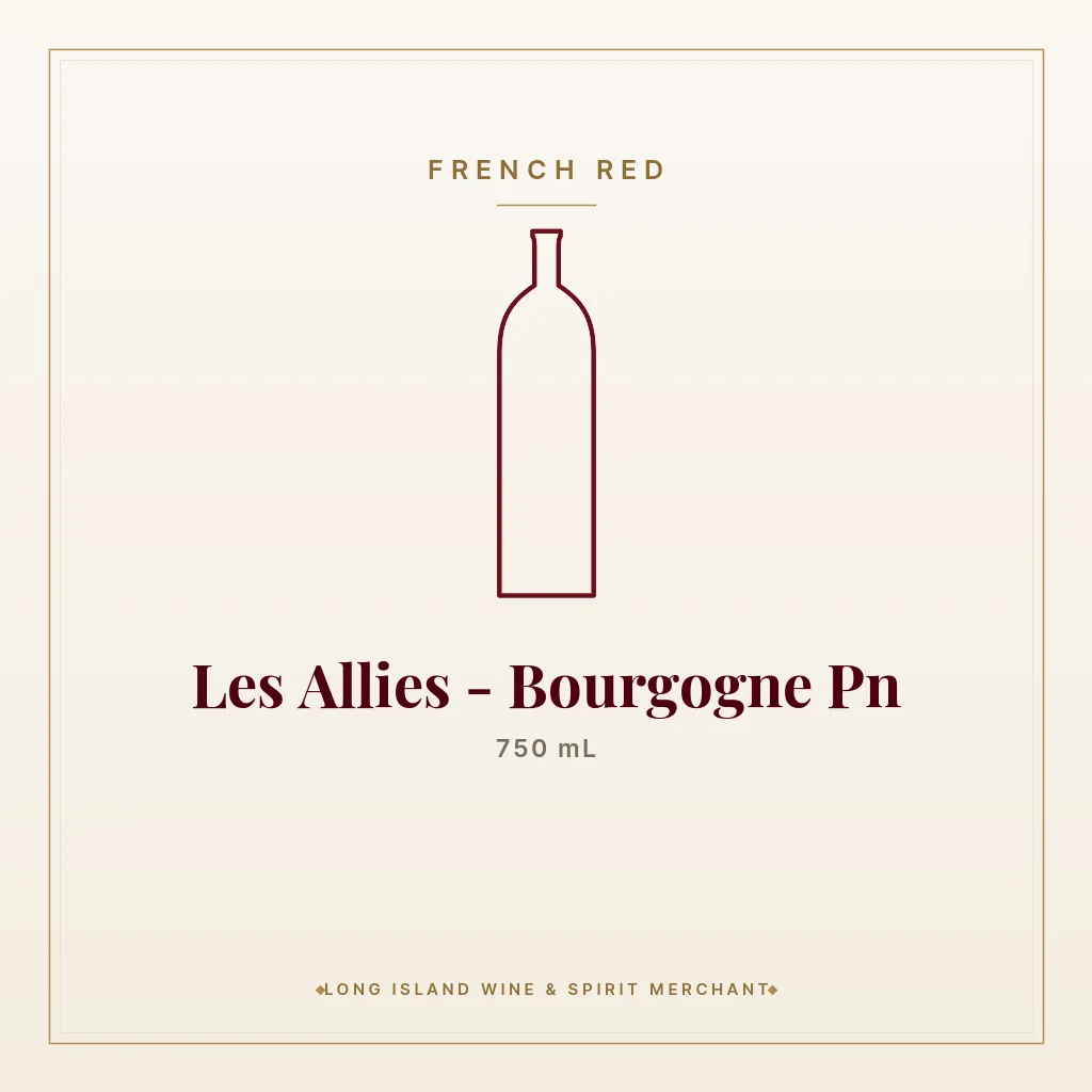 Les Allies - Bourgogne Pn 750 mL - French Red