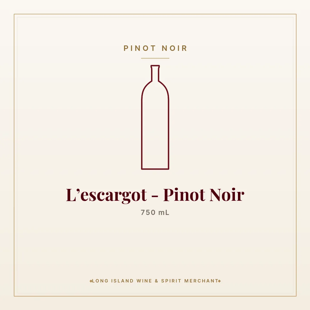L’escargot - Pinot Noir 750 mL - Pinot Noir
