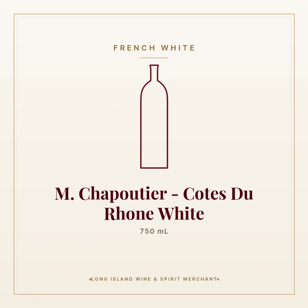 M. Chapoutier - Cotes Du Rhone White 750 mL - French White