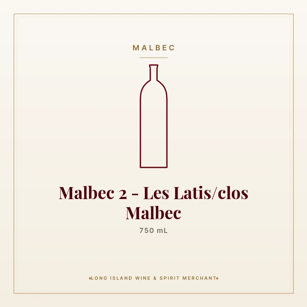 Malbec 2 - Les Latis/clos Malbec 750 mL - Malbec