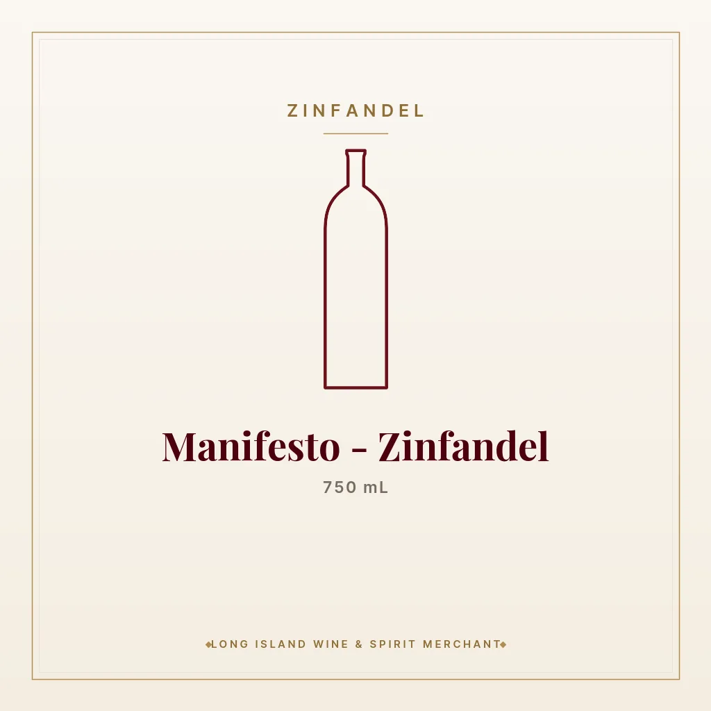 Manifesto - Zinfandel 750 mL - Zinfandel