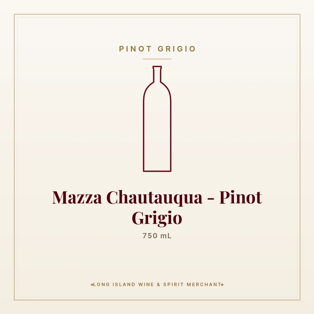 Mazza Chautauqua - Pinot Grigio 750 mL - Pinot Grigio