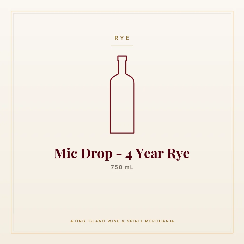 Mic Drop - 4 Year Rye 750 mL - Rye