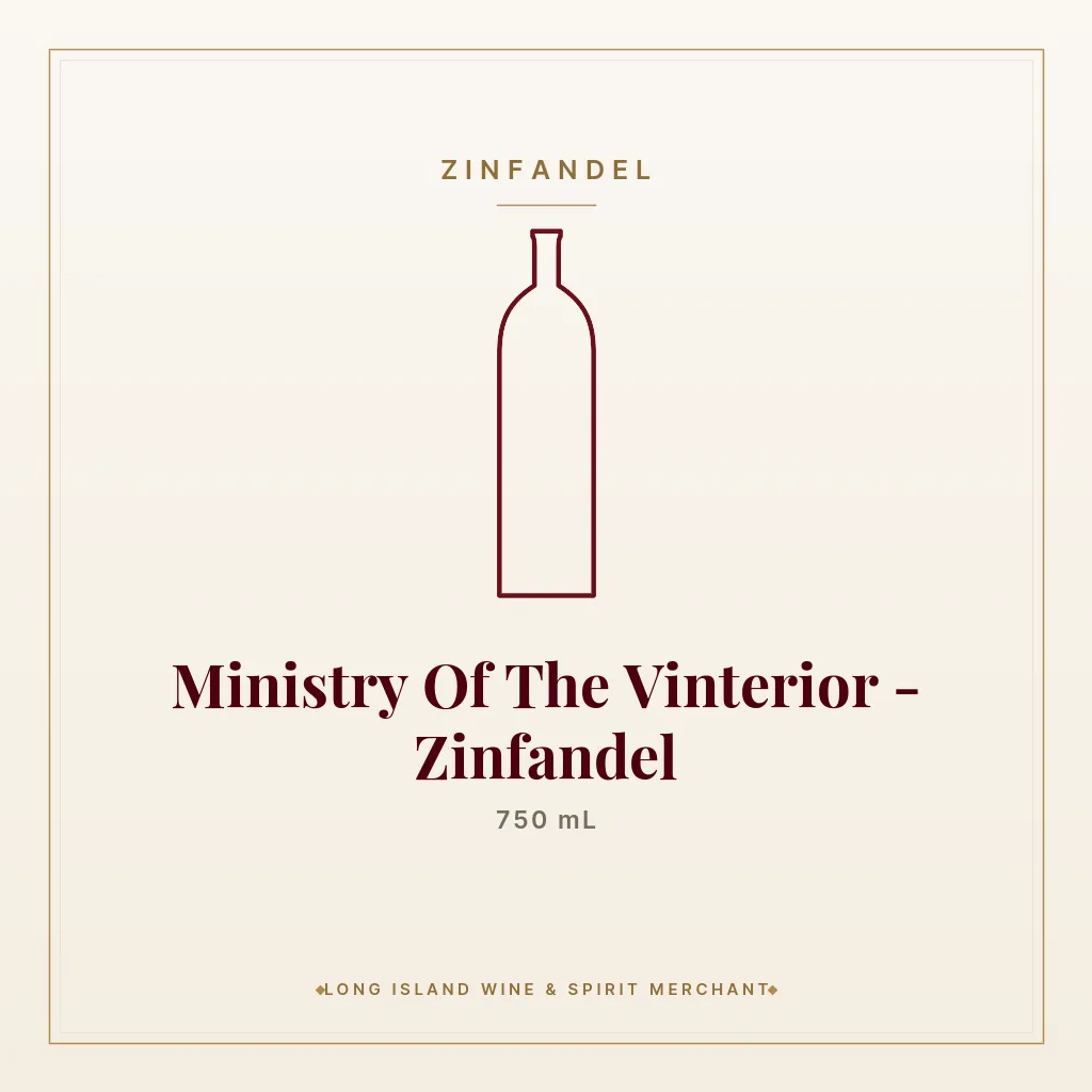 Ministry Of The Vinterior - Zinfandel 750 mL - Zinfandel