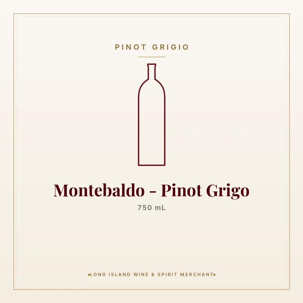 Montebaldo - Pinot Grigo 750 mL - Pinot Grigio