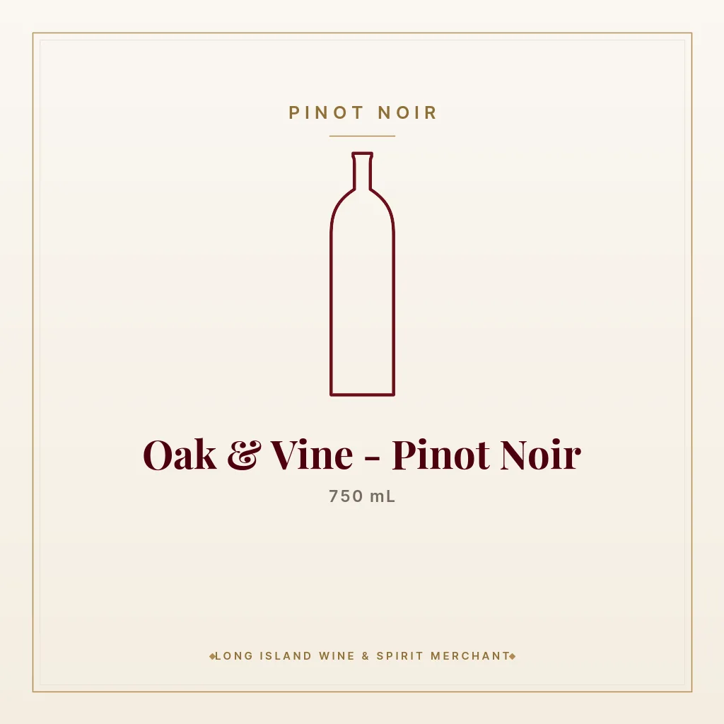 Oak & Vine - Pinot Noir 750 mL - Pinot Noir