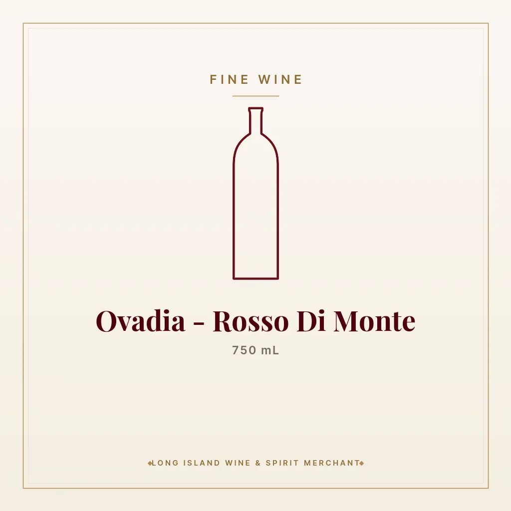 Ovadia - Rosso Di Monte 750 mL - Fine Wine