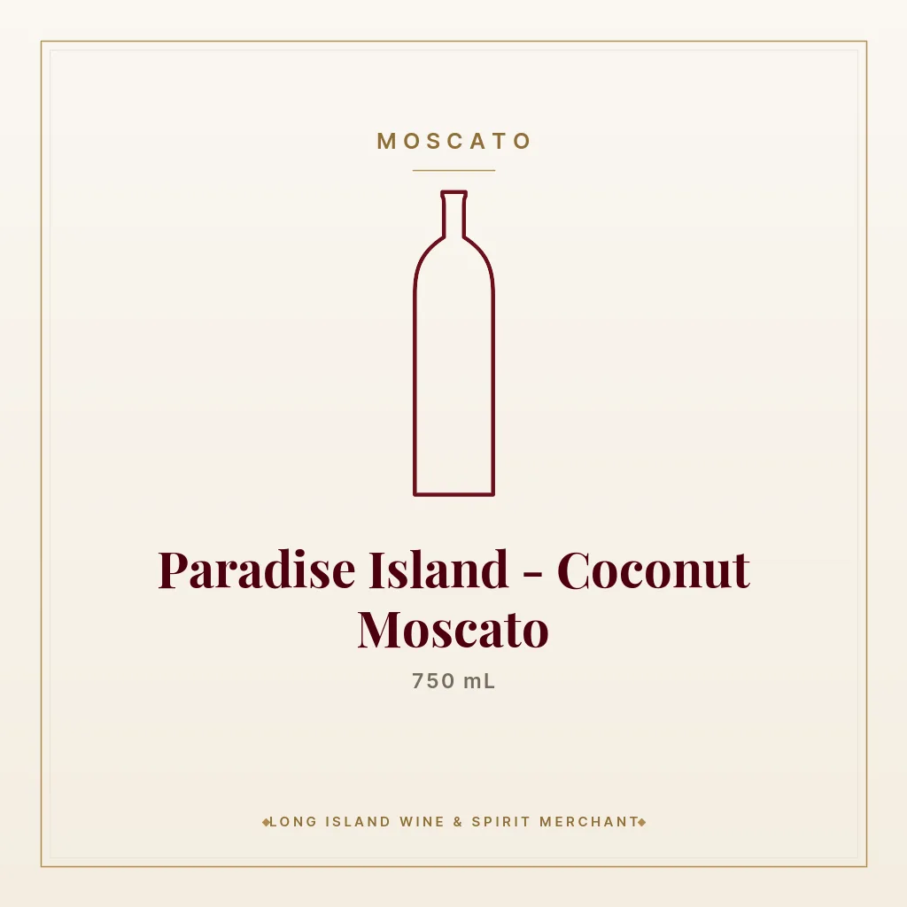 Paradise Island - Coconut Moscato 750 mL - Moscato