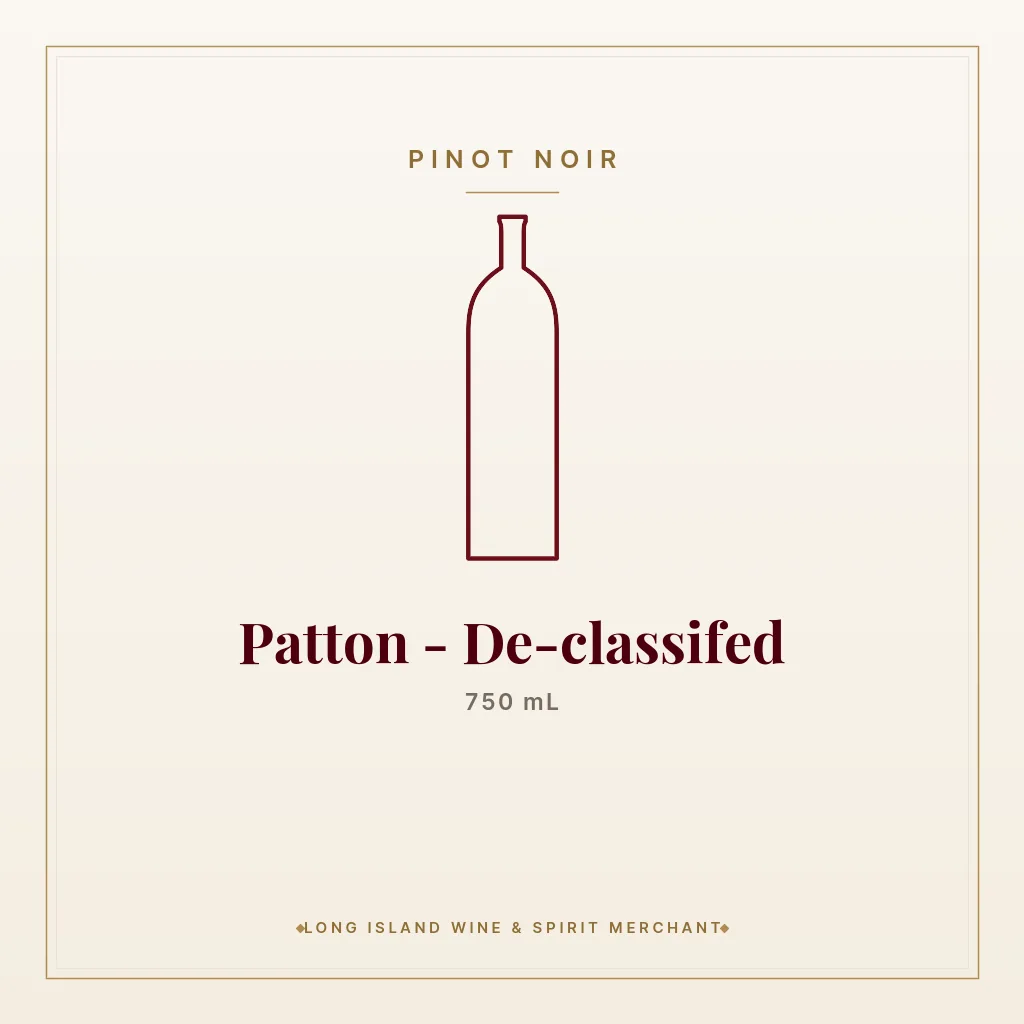 Patton - De-classifed 750 mL - Pinot Noir