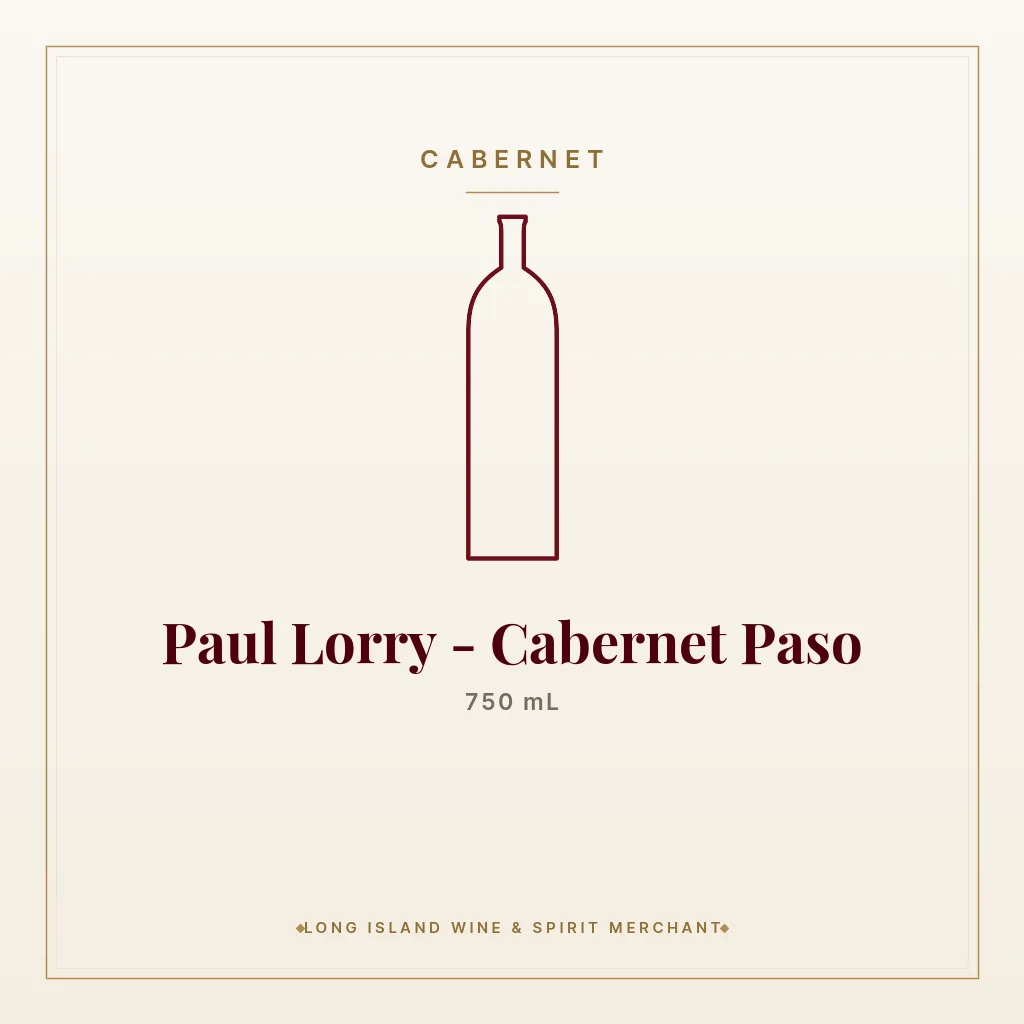 Paul Lorry - Cabernet Paso 750 mL - Cabernet