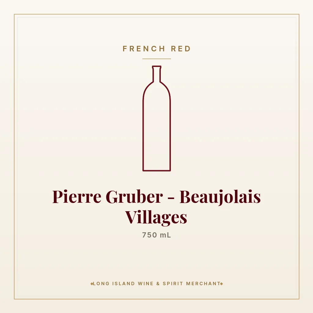 Pierre Gruber - Beaujolais Villages 750 mL - French Red