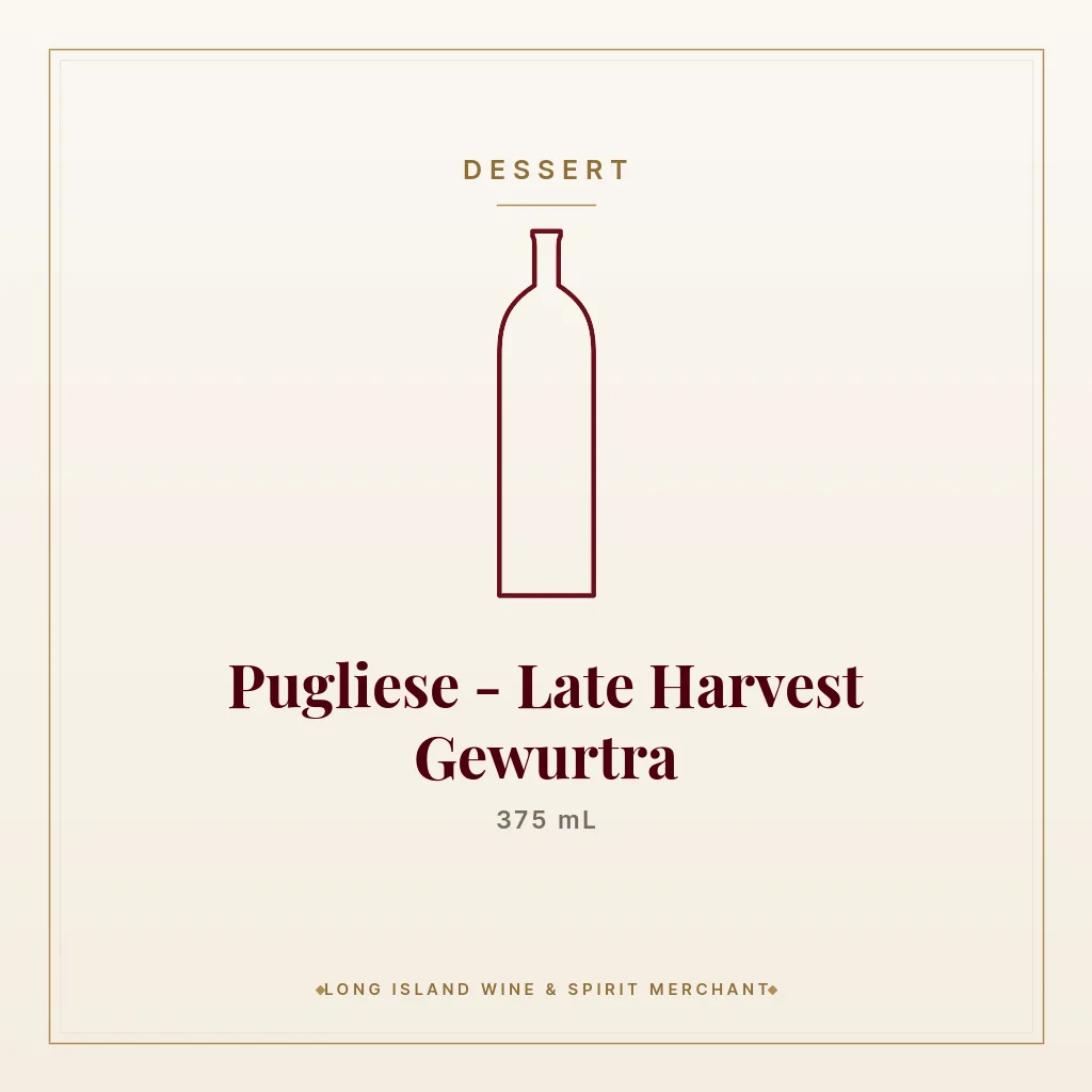 Pugliese - Late Harvest Gewurtra 375 mL - Dessert