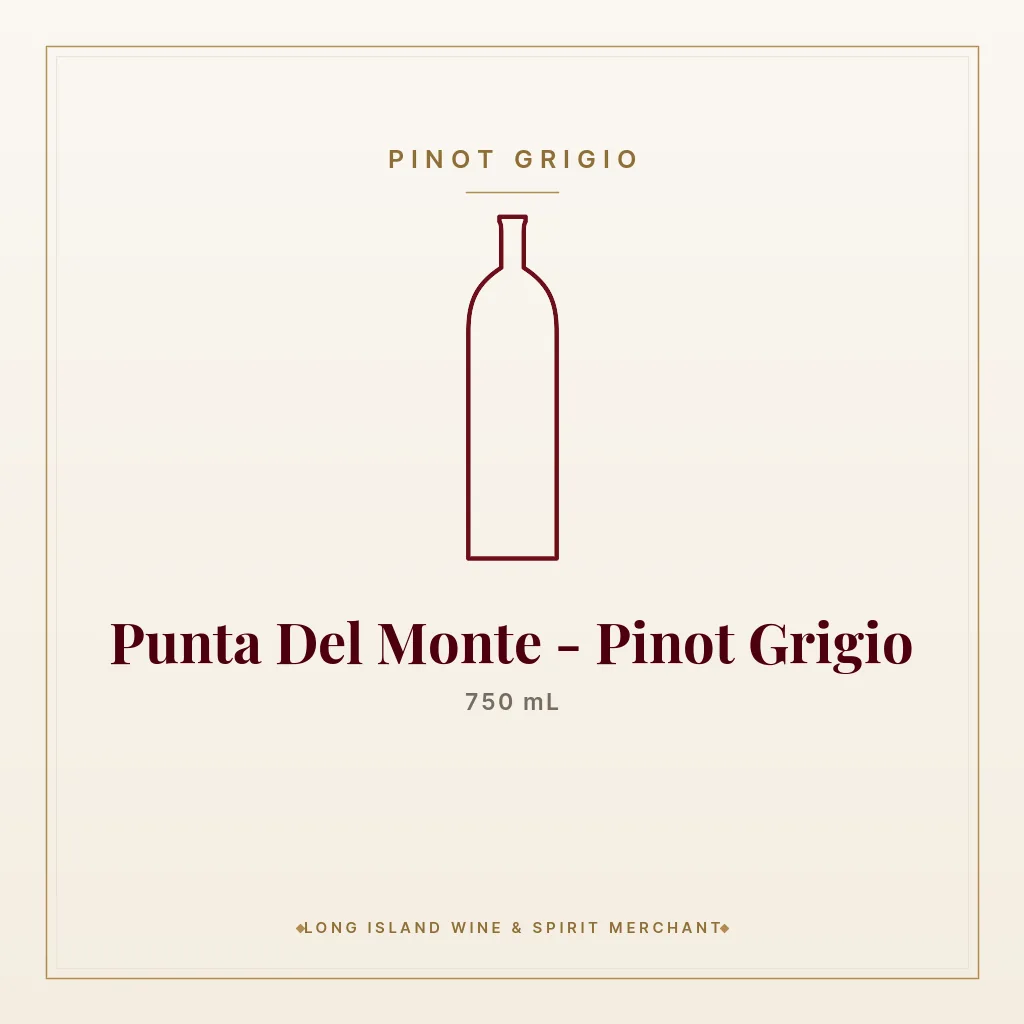 Punta Del Monte - Pinot Grigio 750 mL - Pinot Grigio