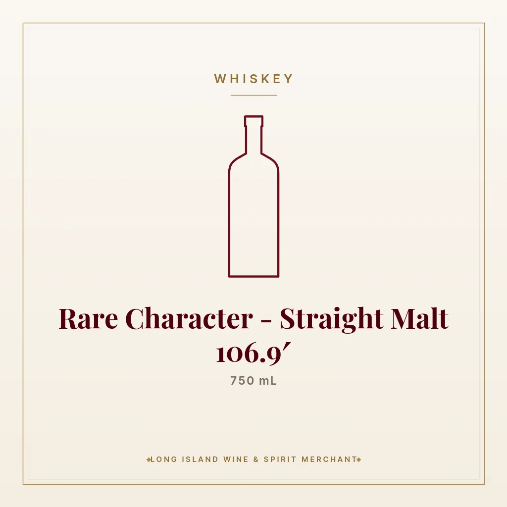 Rare Character - Straight Malt 106.9′ 750 mL - Whiskey