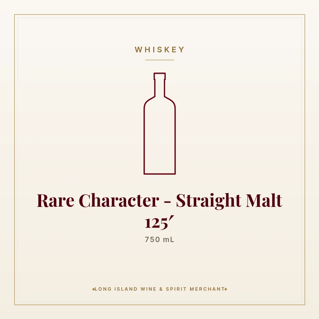 Rare Character - Straight Malt 125′ 750 mL - Whiskey
