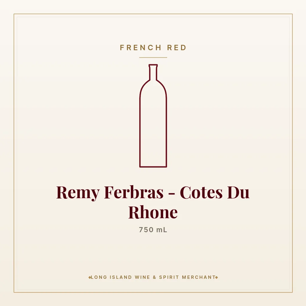 Remy Ferbras - Cotes Du Rhone 750 mL - French Red