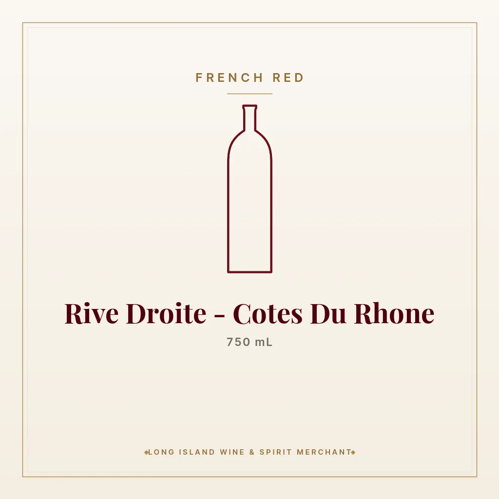 Rive Droite - Cotes Du Rhone 750 mL - French Red