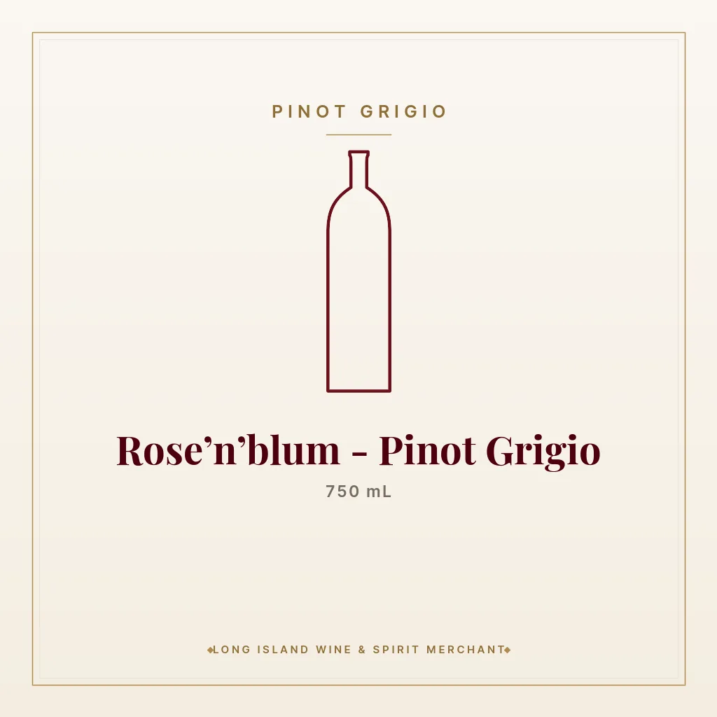 Rose’n’blum - Pinot Grigio 750 mL - Pinot Grigio