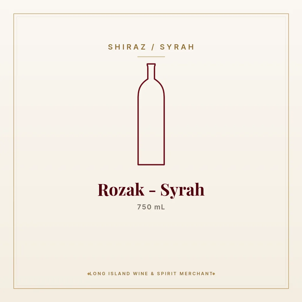 Rozak - Syrah 750 mL - Shiraz / Syrah