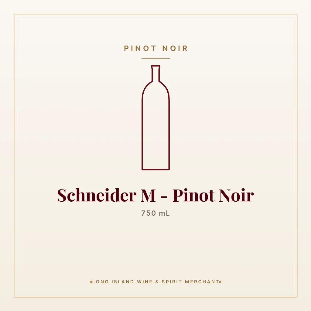 Schneider M - Pinot Noir 750 mL - Pinot Noir