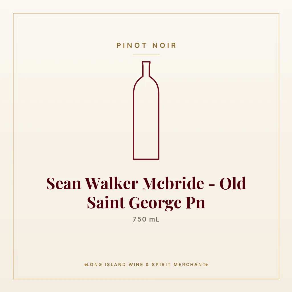 Sean Walker Mcbride - Old Saint George Pn 750 mL - Pinot Noir