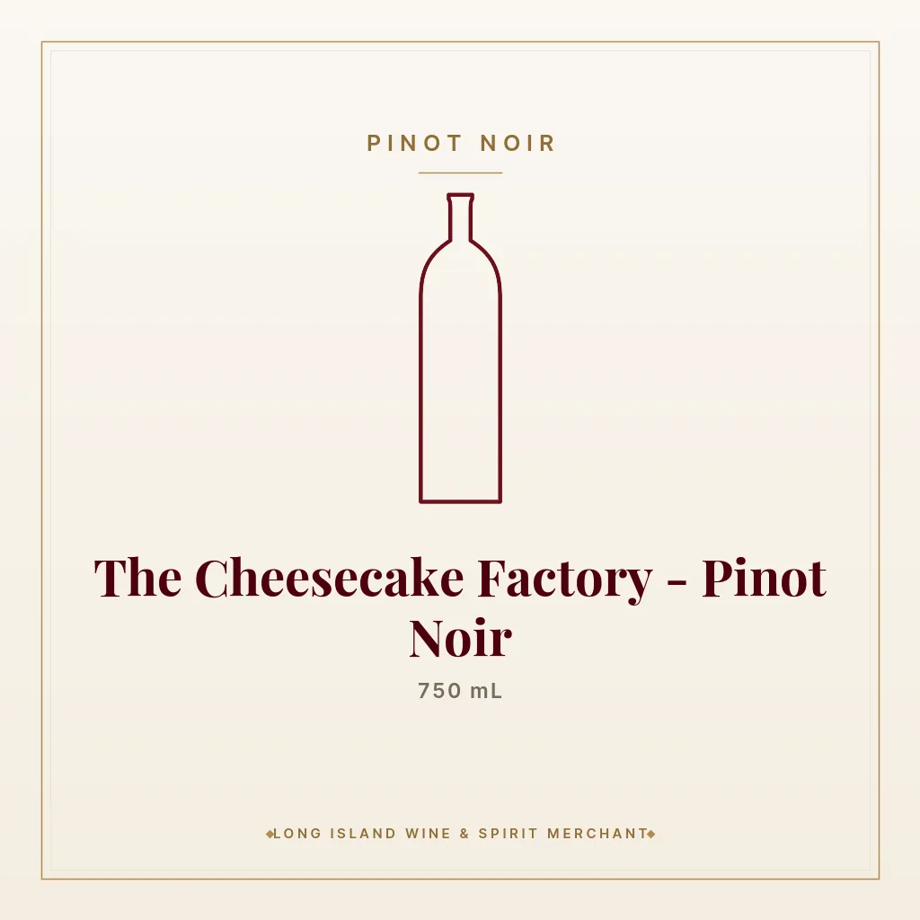 The Cheesecake Factory - Pinot Noir 750 mL - Pinot Noir