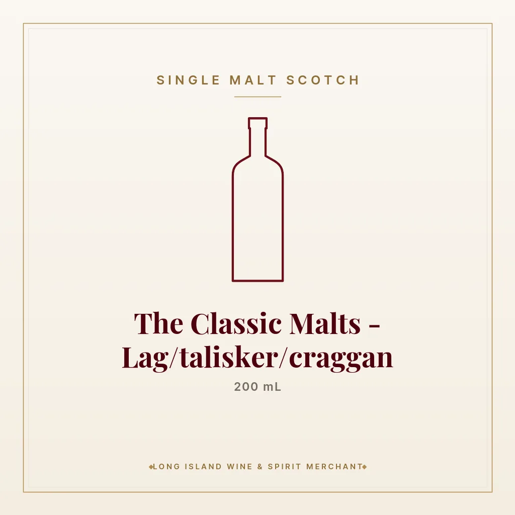 The Classic Malts - Lag/talisker/craggan 200 mL - Single Malt Scotch