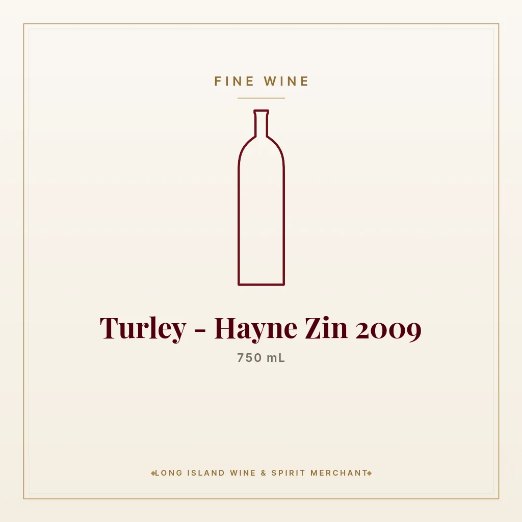 Turley - Hayne Zin 2009 750 mL - Fine Wine