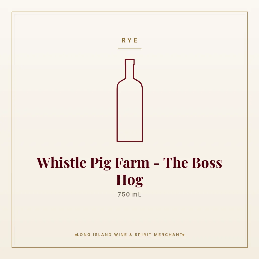 Whistle Pig Farm - The Boss Hog 750 mL - Rye