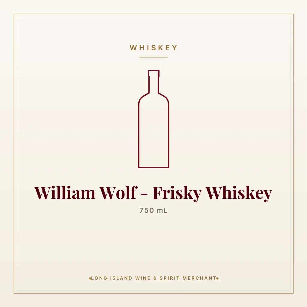 William Wolf - Frisky Whiskey 750 mL - Whiskey
